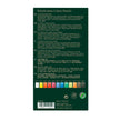 Faber Castell Polychromos Colour Pencil 12 Shades packaging showcasing color range and descriptions in multiple languages.