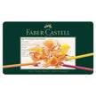 Faber Castell Polychromos Colour Pencil 36 Shades packaging featuring vibrant color pencils and artistic design.