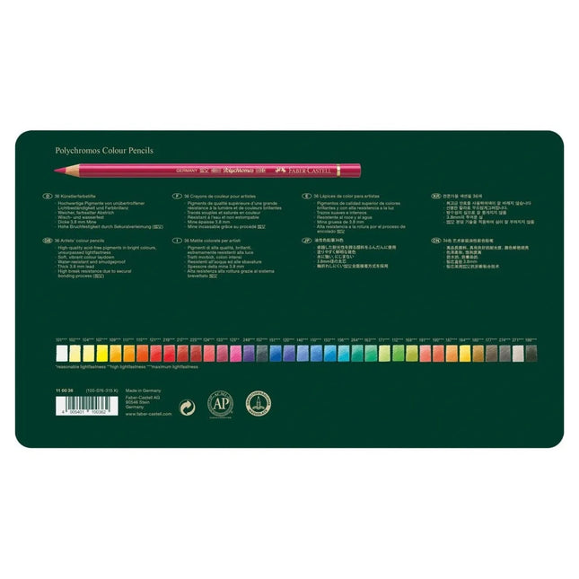 Faber Castell Polychromos Colour Pencil 36 Shades