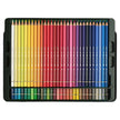 Faber Castell Polychromos Colour Pencil 60 Shades arranged in a black case, showcasing vibrant colors for artists.