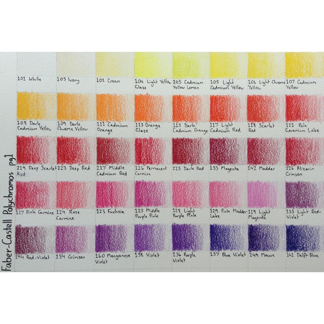 Faber Castell Polychromos Colour Pencil 120 Shades