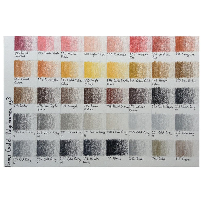 Faber Castell Polychromos Colour Pencil 120 Shades