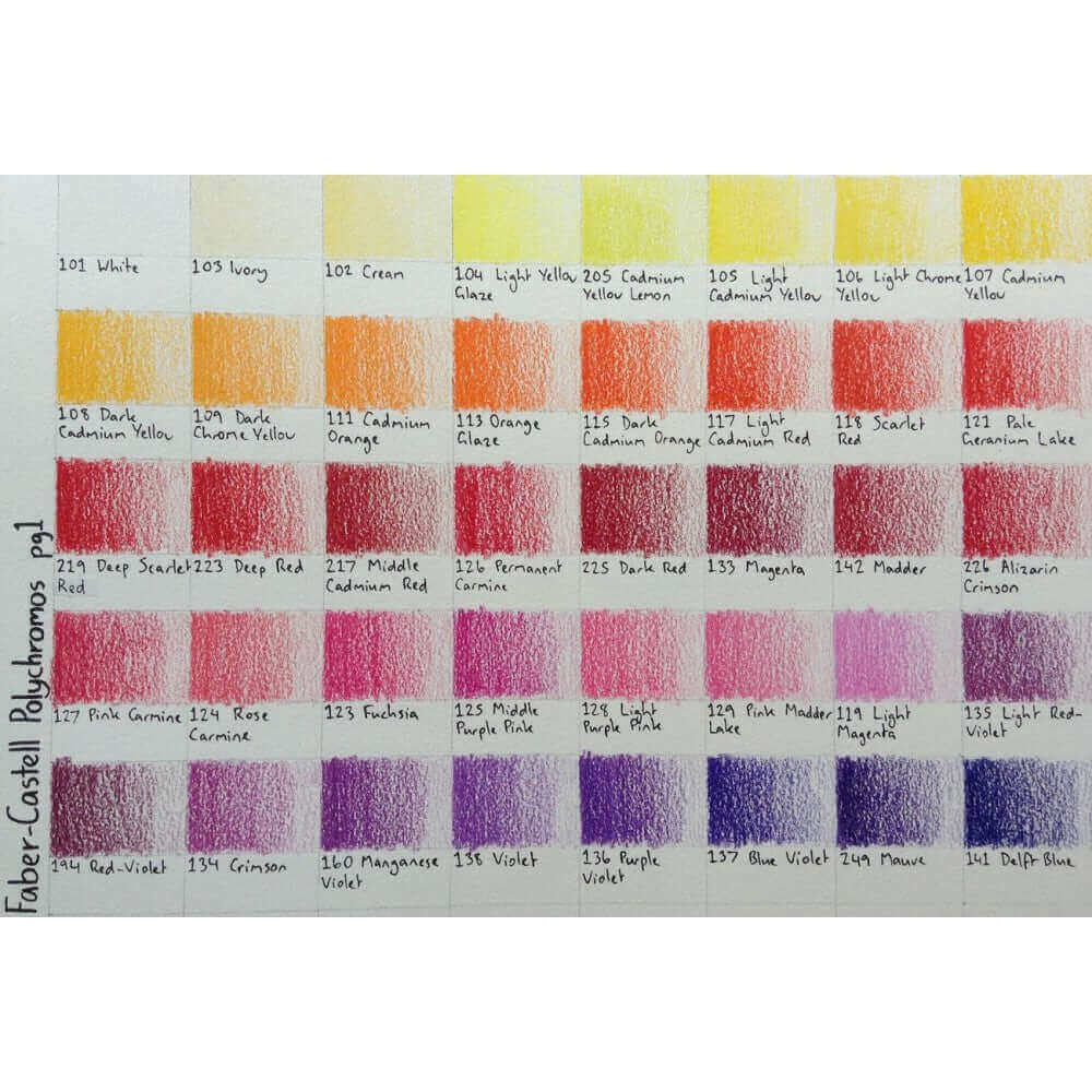 Faber Castell Polychromos Colour Pencil - Single Pencil - Grey Colour Shades