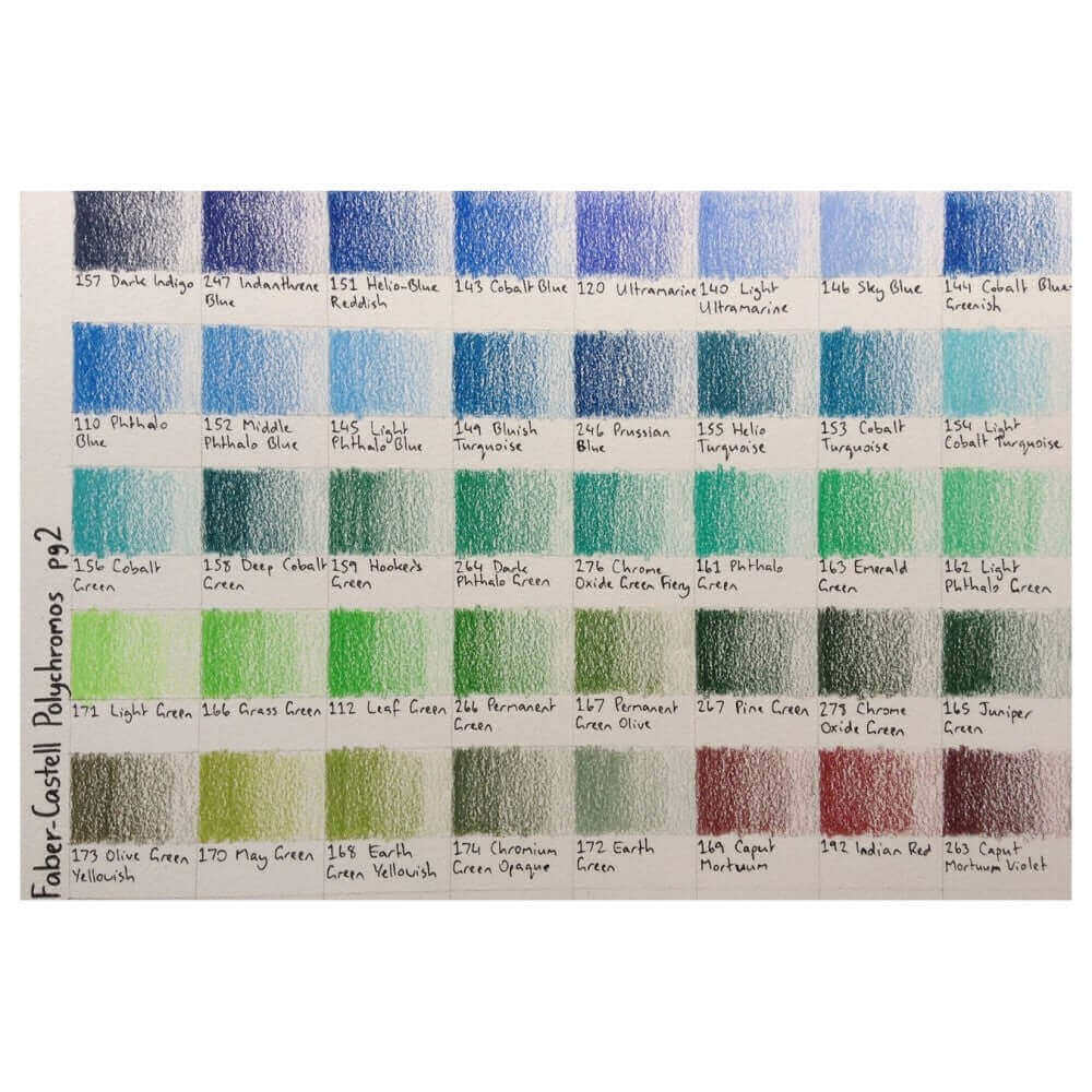 Faber Castell Polychromos Colour Pencil - Single Pencil - Grey Colour Shades
