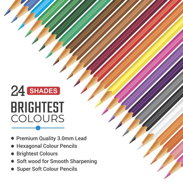 Flair Creative Popping Colour Pencil 24 Shades
