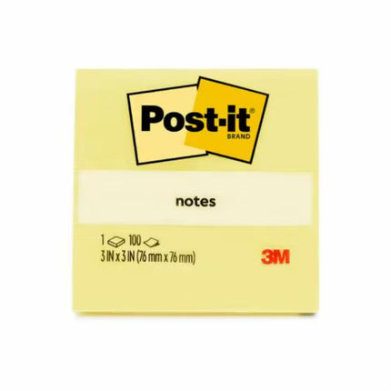 Post-it Notes Yellow 3"x3" | 100 Sheets per pad