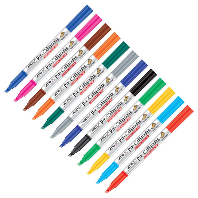 Add Gel Pre-Calligraphy Set of 12 Shades