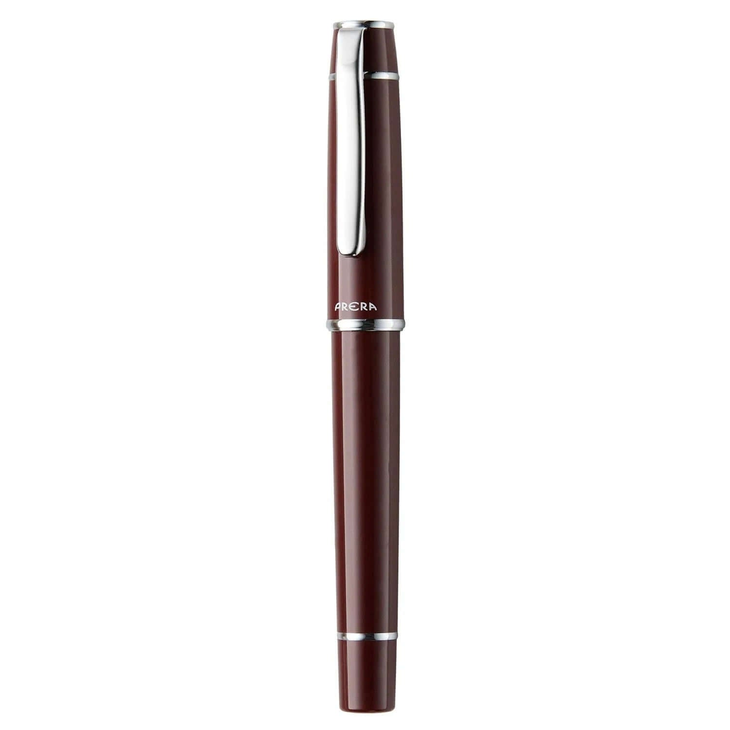 Pilot Prera Fountain Pen FPR-3SR in burgundy color with silver accents for elegant writing.