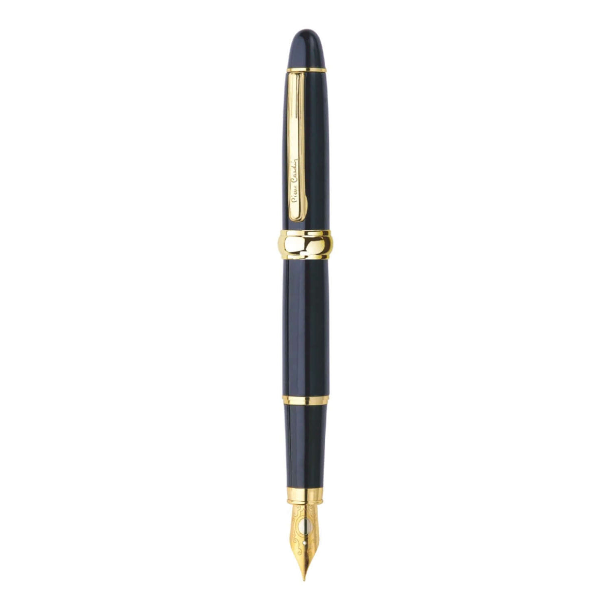 Pierre Cardin President Fountain Pen | Includes 1 Converter and 3 Cartridges - elegant design with gold accents.