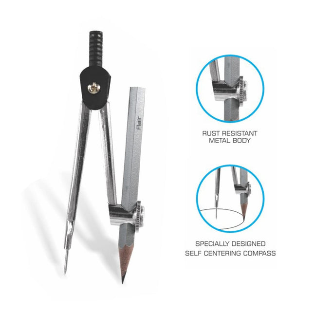 Flair Pro-Math Mathematical Drawing Instruments Box