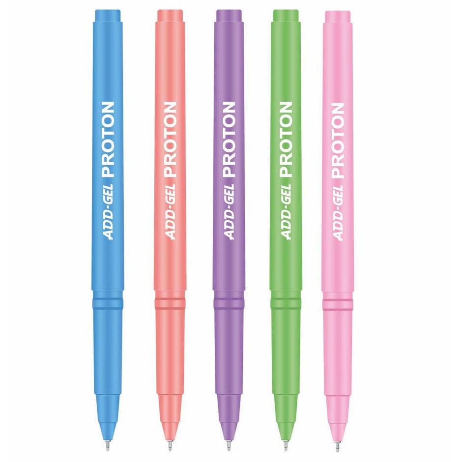 Add Gel Proton Ball Pen Blue | Jar Pack of 25