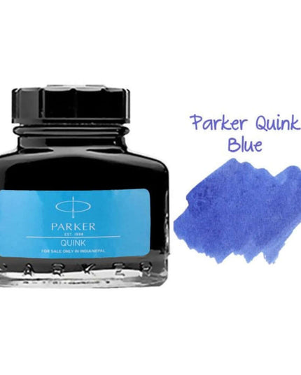 Parker Vector Metallix Fountain Pen with Quink Ink Bottle