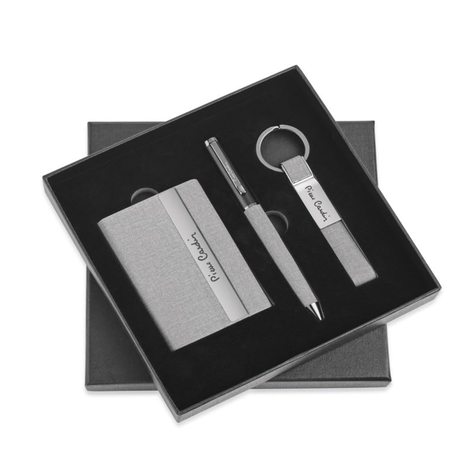 Pierre Cardin Regency Set | Set of Ball Pen, Card Holder & Key Chain