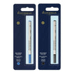 Waterman Roller Ball Refill | Ink Colour - Blue and Black packages showcasing blue and black ink refills.
