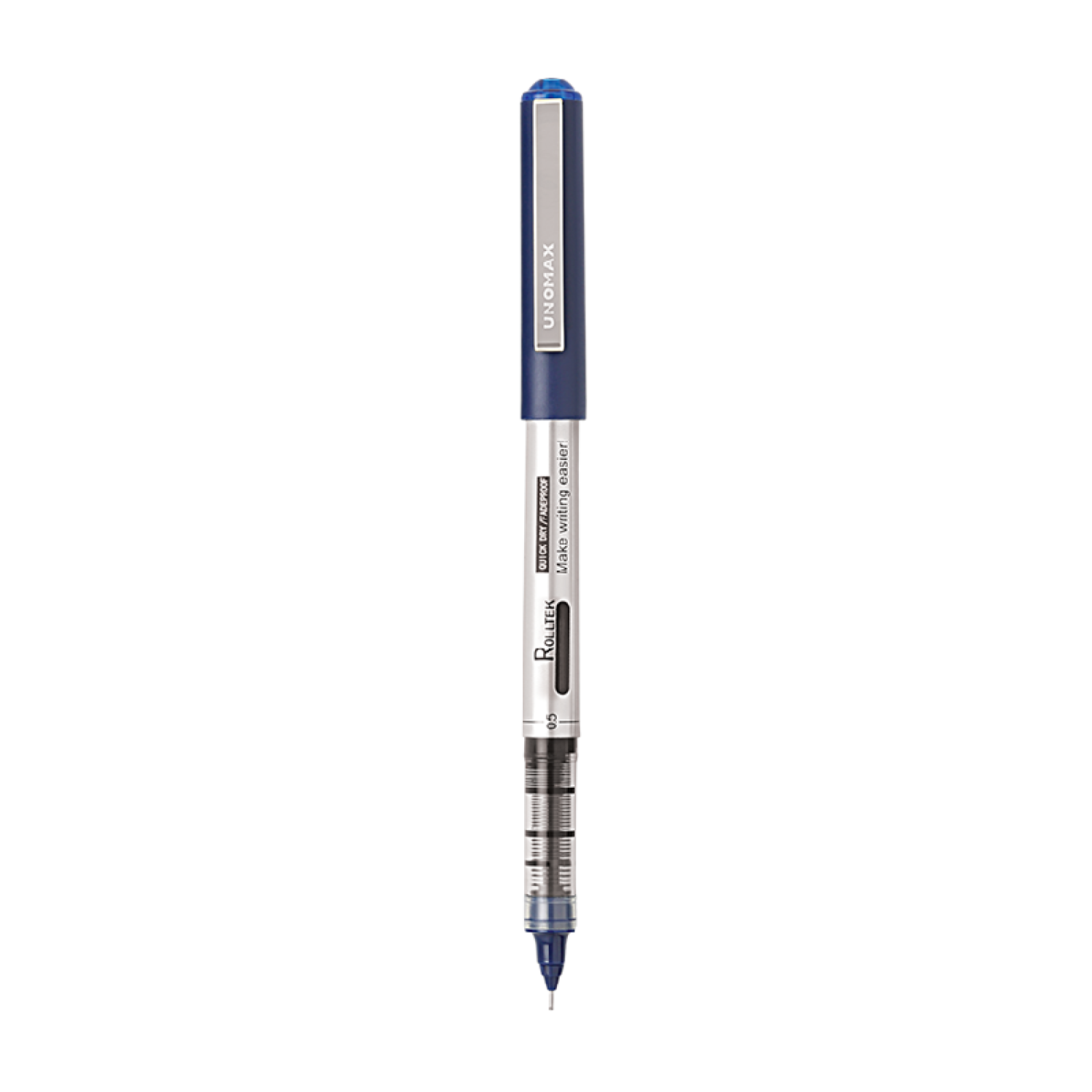 Unomax Rolltek 0.5mm Liquid Roller Pen | Ink Colour - Blue and Black