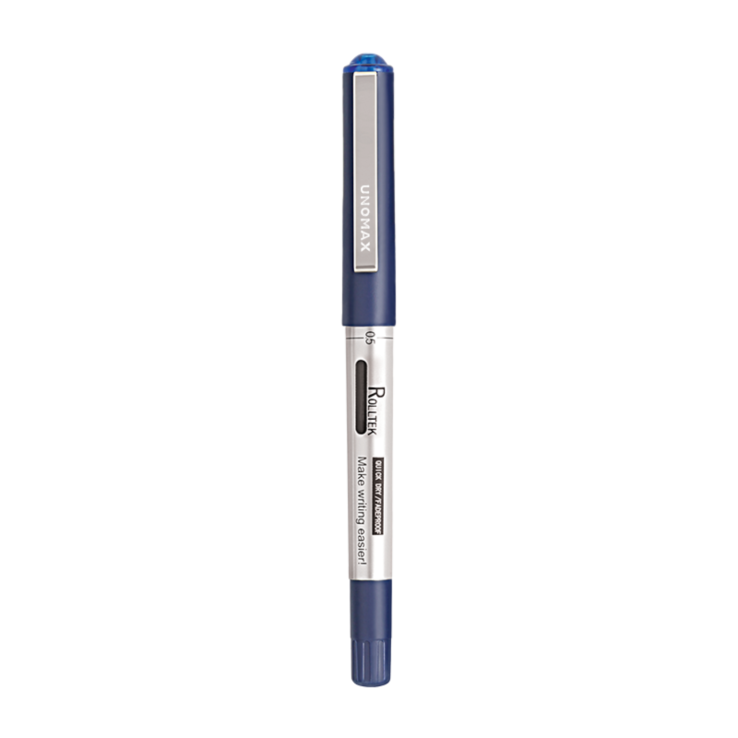 Unomax Rolltek 0.5mm Liquid Roller Pen | Ink Colour - Blue and Black