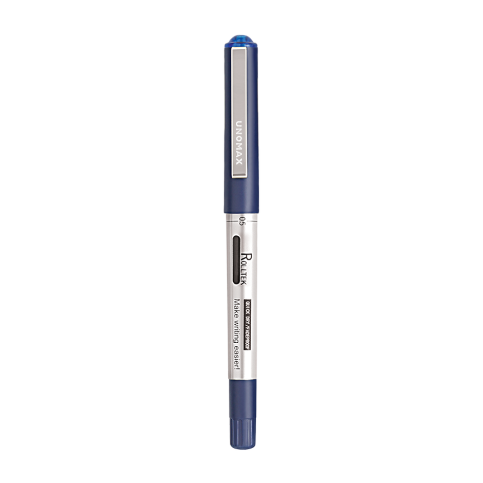 Unomax Rolltek 0.5mm Liquid Roller Pen | Ink Colour - Blue and Black