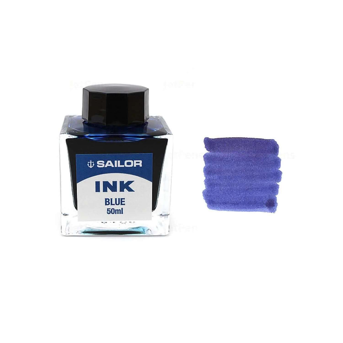 Sailor Dye Ink Bottle - 50ML with blue ink, perfect for fountain pens, showcasing premium quality and bold colors.