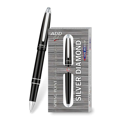 Add Gel Silver Diamond Gel Roller Ball Pen