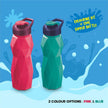 Flair Creative Sip-Zip Kit | Stationery Kit of 11 Items with pink and blue sipper bottles for creative young artists.