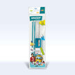 Hauser Artz Skoola Kit | Stationery Kit of 4 Assorted Items in a clear packaging with colorful accessories.