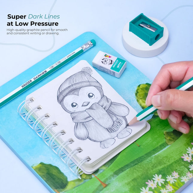 Hauser Artz Skoola Kit | Stationery Kit of 4 Assorted Items