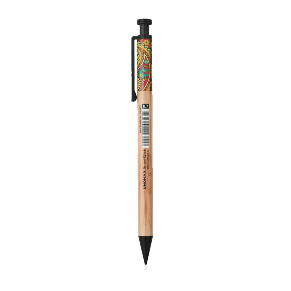 Unomax Smart Click Mechanical Pencil 0.7mm | Includes 5 Leads