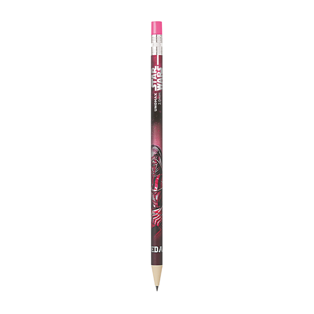 Unomax Star Wars 2.0mm Mechanical Pencil | Pack of 10 | Includes 1 Eraser and 1 Sharpener