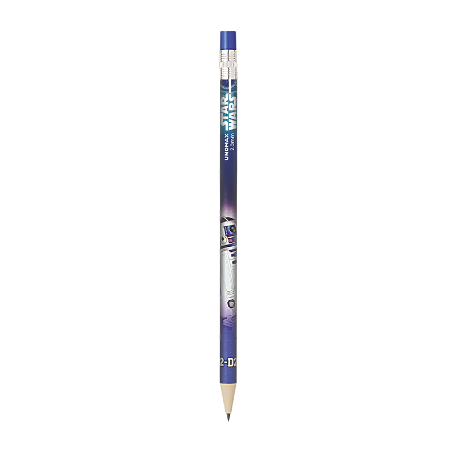 Unomax Star Wars 2.0mm Mechanical Pencil | Pack of 10 | Includes 1 Eraser and 1 Sharpener