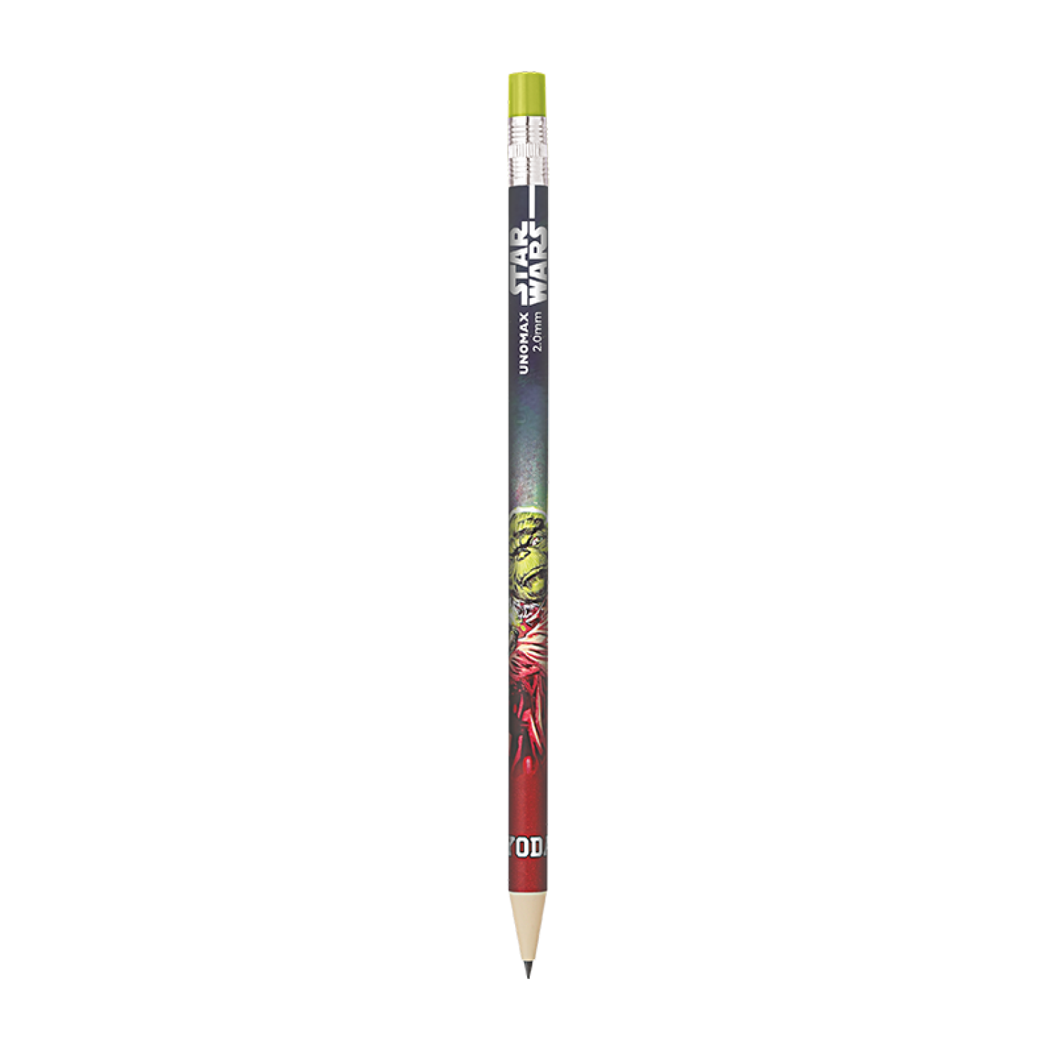 Unomax Star Wars 2.0mm Mechanical Pencil | Pack of 10 | Includes 1 Eraser and 1 Sharpener