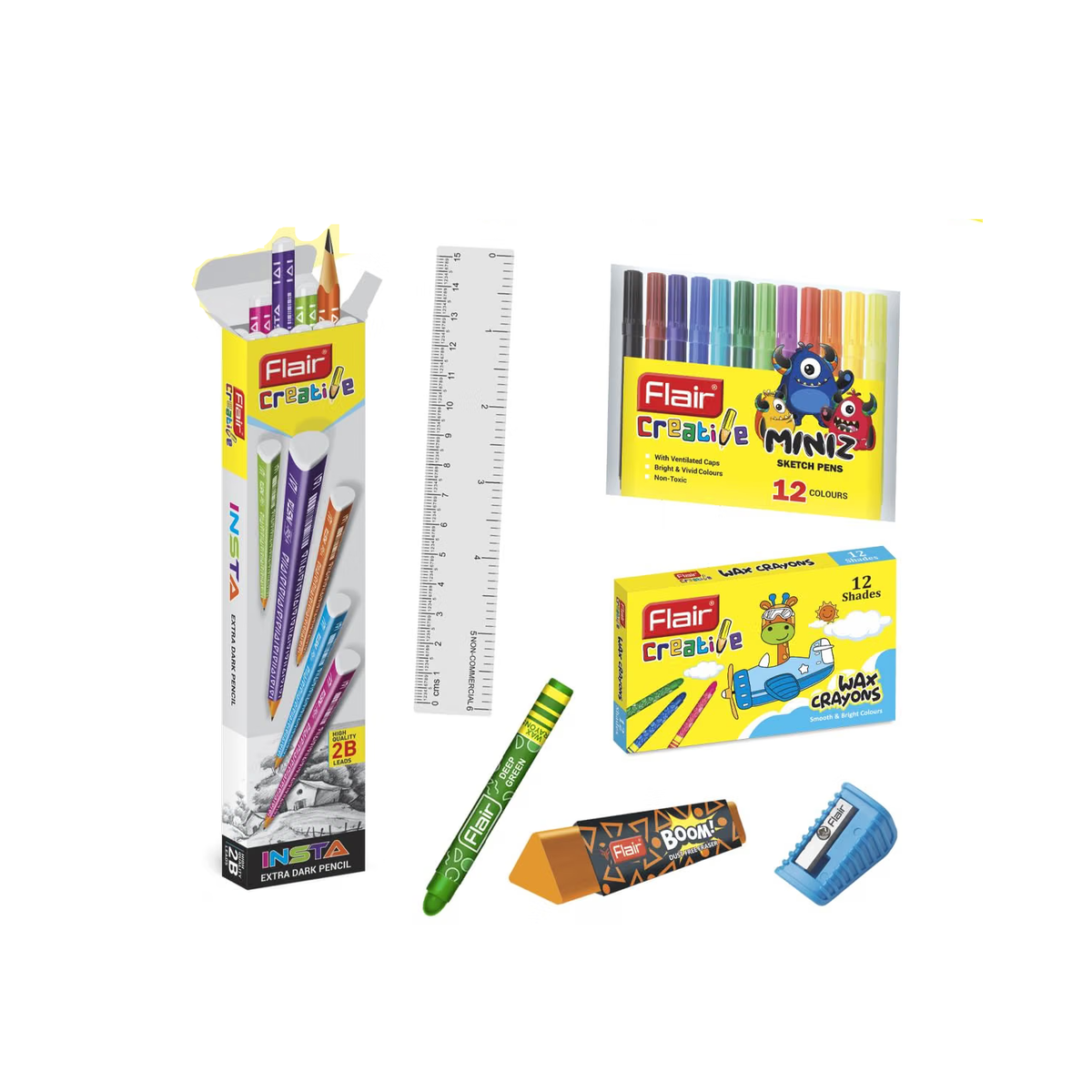 Flair Creative Super Kit | Assorted Set Of 6 Items