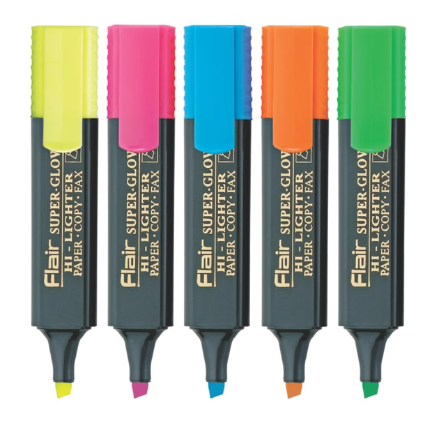 Flair Super Glow Highlighter | Set of 5 Shades