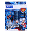 DOMS Superman Stationery Kit | Combination of 6 Stationery Items featuring bold designs and vibrant colors for kids.