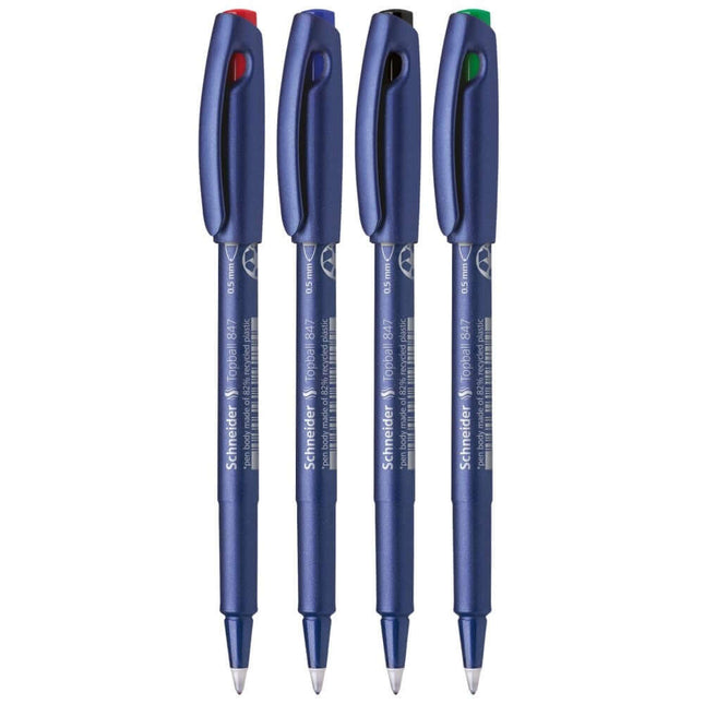Schneider Topball 847 Roller Ball Pen | Pack of 2
