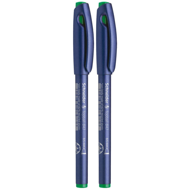 Schneider Topball 847 Roller Ball Pen | Pack of 2