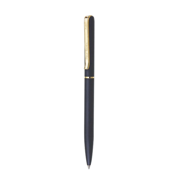 Pierre Cardin Triumph Deluxe Ball Pen in blue ink with gold accents, ideal for comfortable writing.