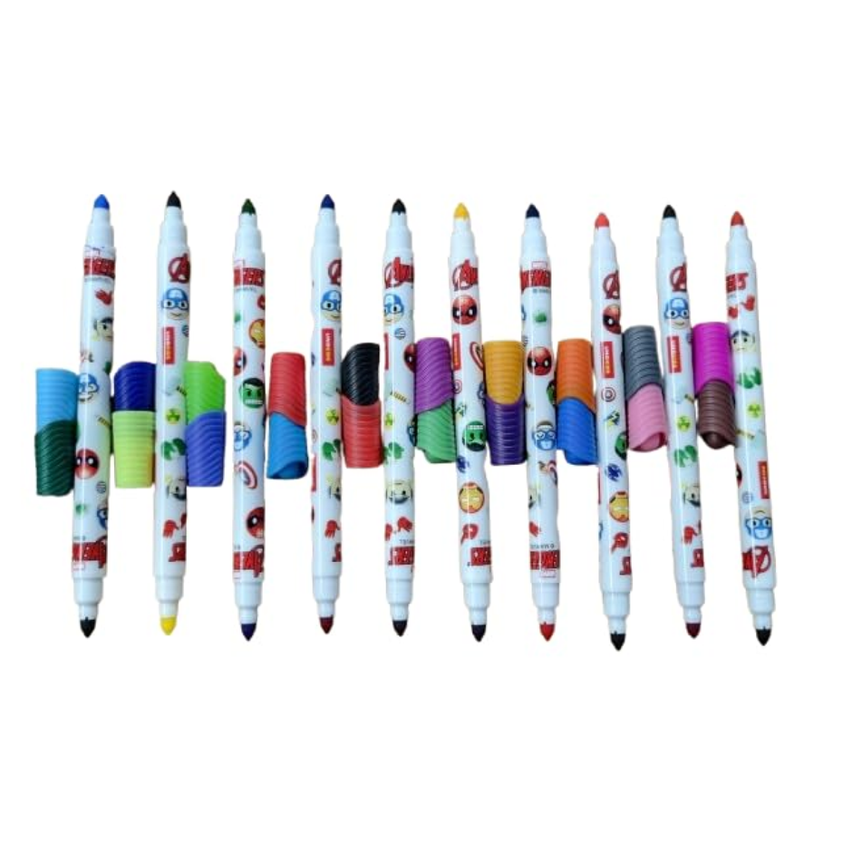 Unokids Twinstar Dual Colour Pens 20 Shades