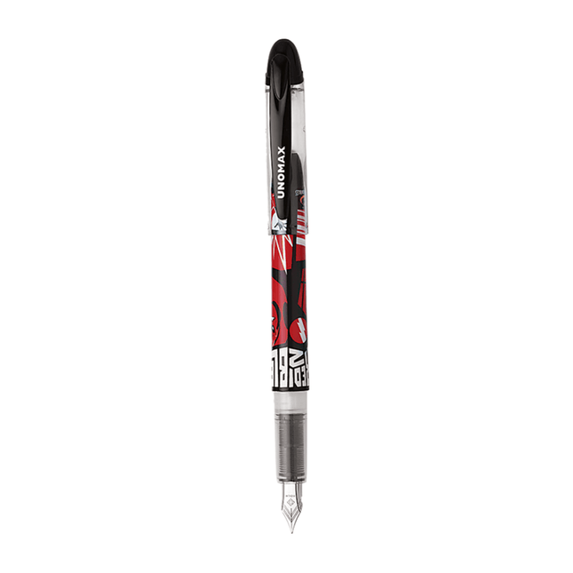 Unomax Disney Fountain Mate Pen | Includes 2 Ink Cartridges, featuring a sleek design and precision nib for young writers.