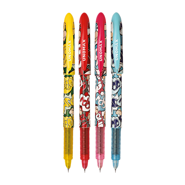 Unomax Oops Fountain Pen | Includes 2 Ink Cartridges