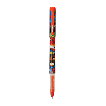 Unomax Disney Fountain Slim Pen | Includes 2 Ink Cartridges with vibrant character designs from Disney movies.