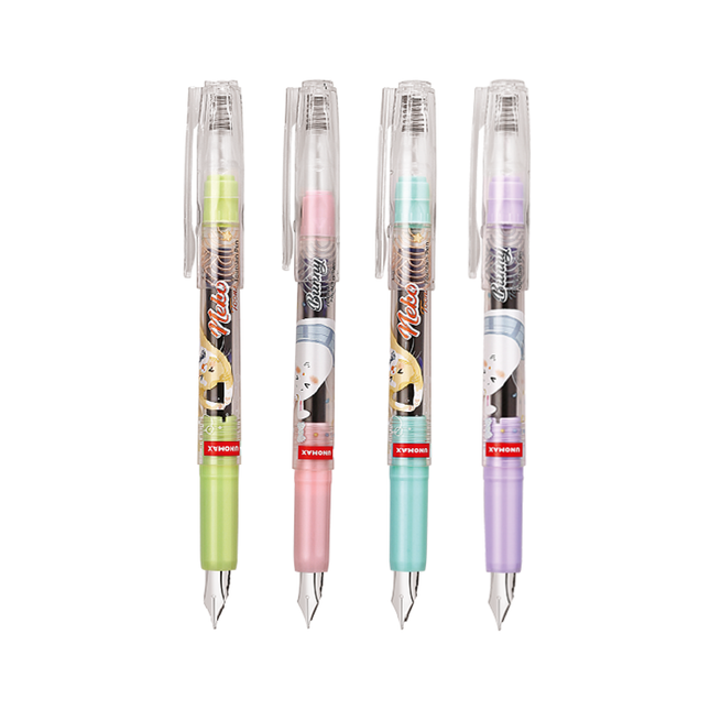 Unomax Toons Fountain Pen | Includes 2 Ink Cartridges