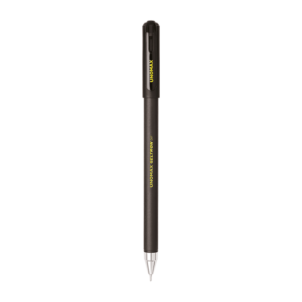 Unomax Geltron Gel Pen | Waterproof Ink | Ink Colour - Blue, Black, Green and Red