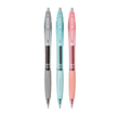Unomax Geltron RT Gel Pen | Ink Colour - Blue, Black and Red in various colors, highlighting precision writing and comfort.