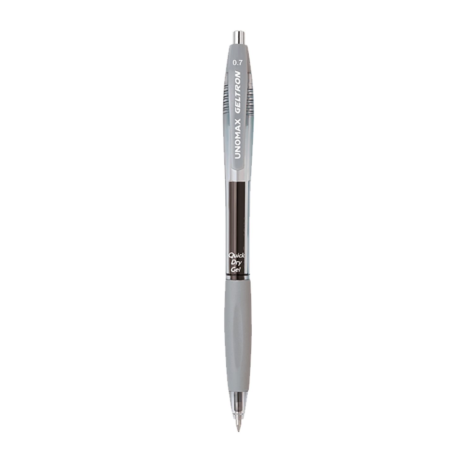 Unomax Geltron RT Gel Pen | Ink Colour - Blue, Black and Red showcasing precision writing and ergonomic design.