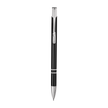 Unomax Kent Ball Pen | Ink Colour - Blue, sleek black design with metal clip, ideal for professional writing.