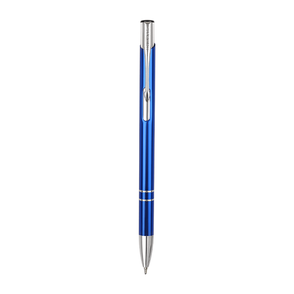 Unomax Kent Ball Pen | Ink Colour - Blue with a sleek metal body and blue finish