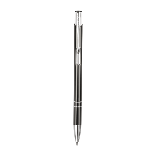 Unomax Kent Ball Pen | Ink Colour - Blue - sleek metal design with clip and blue ink for smooth writing