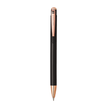 Unomax Lumina Ball Pen | Ink Colour - Blue with black body and rose gold accents, 0.7 mm tip for precision writing.