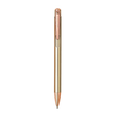 Unomax Lumina Ball Pen | Ink Colour - Blue - precision writing with a gold and rose gold retractable design.