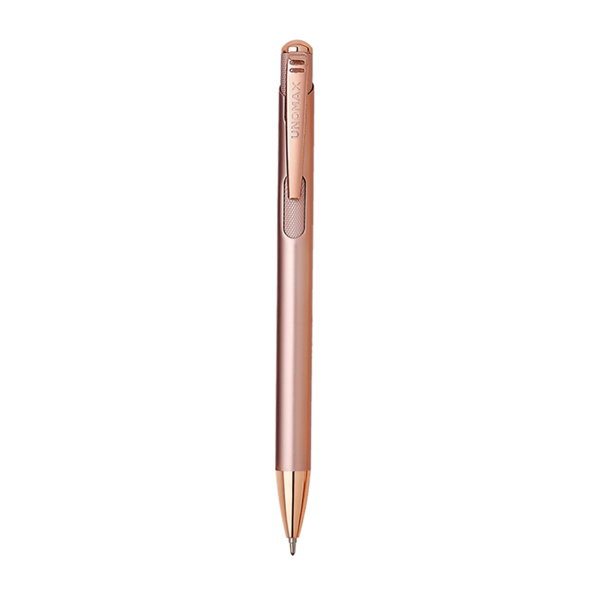 Unomax Lumina Ball Pen | Ink Colour - Blue with sleek metal body in rose gold finish